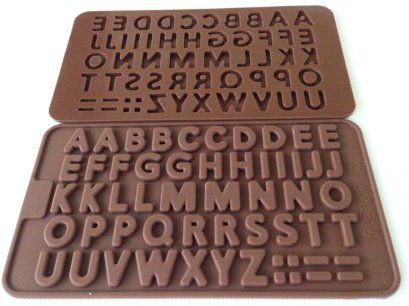 พิมพ์ซิลิโคน ตัวอักษร ภาษาอังกฤษพิมพ์ใหญ่