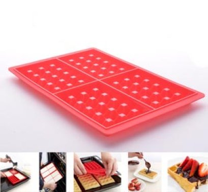 พิมพ์ซิลิโคน วาฟเฟิล Waffle