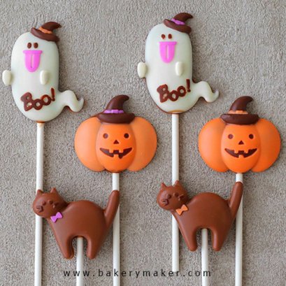พิมพ์ซิลิโคน Halloween Lollipop