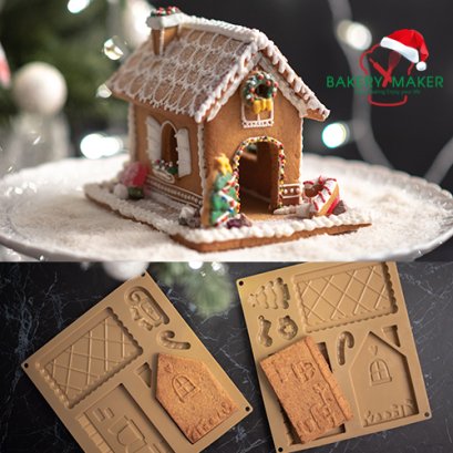 พิมพ์ซิลิโคน Gingerbread House