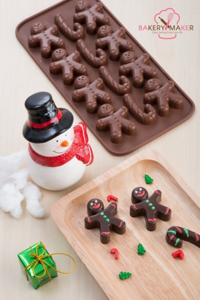 พิมพ์ช็อคโกแลต Ginger Bread Man