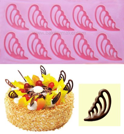 พิมพ์ซิลิโคน รูปปีกผีเสื้อ