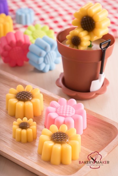 พิมพ์ซิลิโคน รูปดอกทานตะวัน