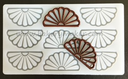 พิมพ์ซิลิโคน รูปพัด