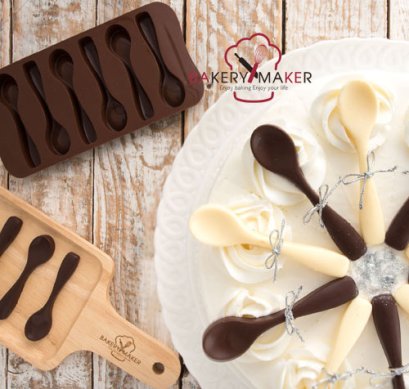 พิมพ์ซิลิโคน รูปช้อน