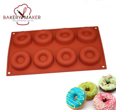 พิมพ์ซิลิโคน โดนัท 8 หลุม