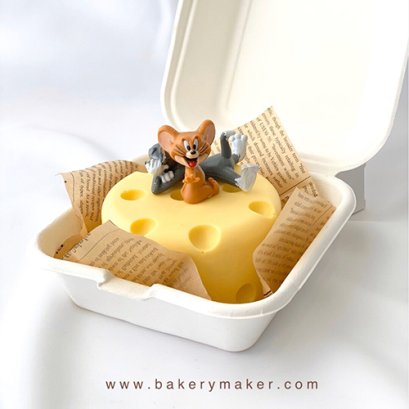 พิมพ์ซิลิโคน เนยแข็ง Cheese กลม 1/4 ปอนด์