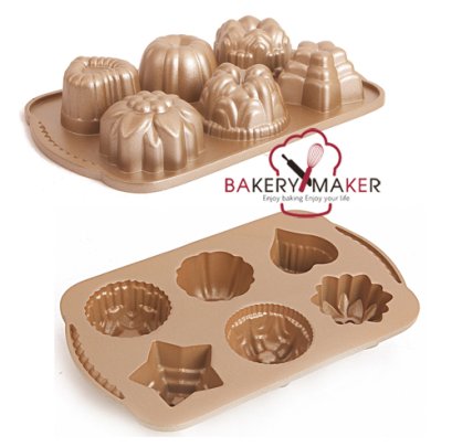 พิมพ์เทฟลอน 6 หลุม 6 แบบ