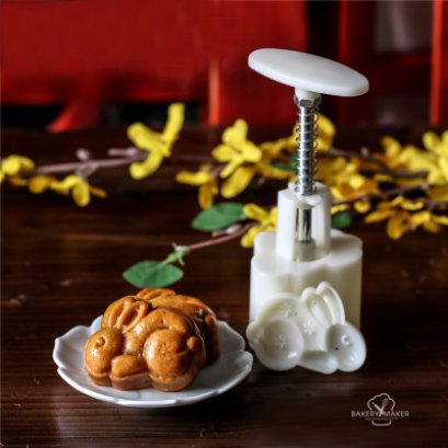 B14 พิมพ์ขนมเปี๊ยะ/ไหว้พระจันทร์ รูปกระต่าย 1 แบบ