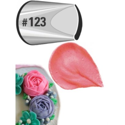 no.123 หัวบีบกุหลาบ 1 ชิ้น