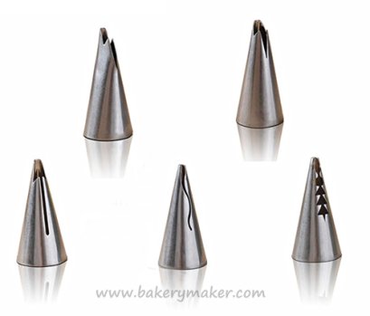 หัวบีบ 1 ชิ้น / 5 แบบ