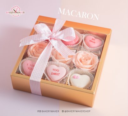 กล่องทอง 9 ช่อง ฝาครอบพลาสติกใส 5 ใบ