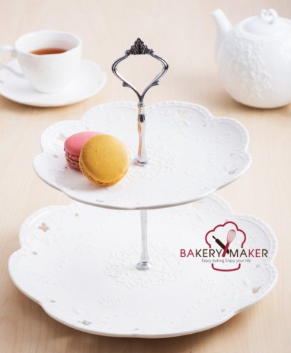 Cake stand ชั้นวางเค้ก 2 ชั้น