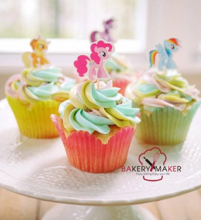 Pony เซ็ทป้ายกระดาษ 12 ชิ้น Unicorn