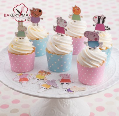 Peppa Pig  เซ็ทป้ายกระดาษ 22 ชิ้น