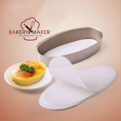 กระดาษไข รองอบ Non-stick วงรี 20 แผ่น