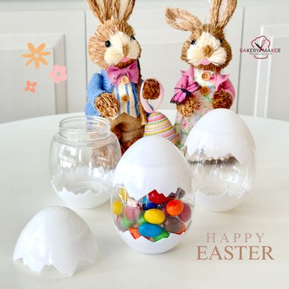 Easter ขวดฝาเกลียวรูปทรงไข่อีสเตอร์ 5 ใบ