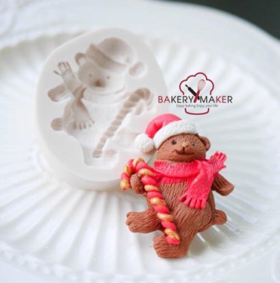 พิมพ์ซิลิโคนฟองดอง X'mas Bear