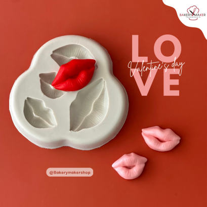 พิมพ์ฟองดองท์ Lips