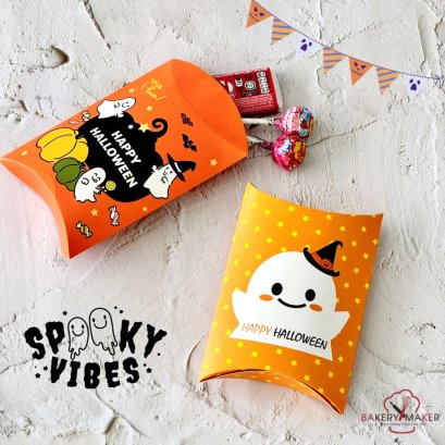 เซ็ทกล่อง Halloween คละ 2 ลาย (10 ใบ)
