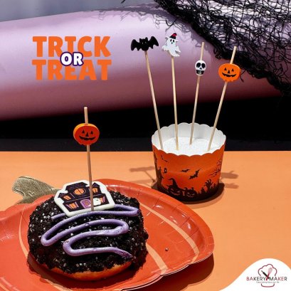 ไม้จิ้มขนม/ผลไม้ Halloween Party ปาร์ตี้ 50 ชิ้น