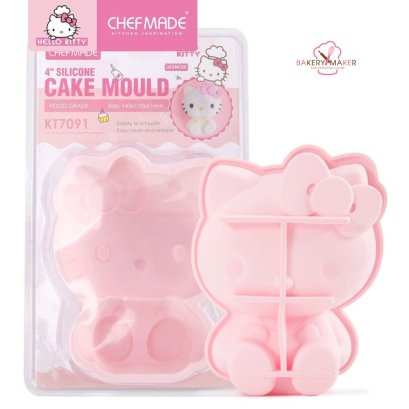 พิมพ์ซิลิโคนวุ้น/มุส Hello Kitty 1 ชิ้น