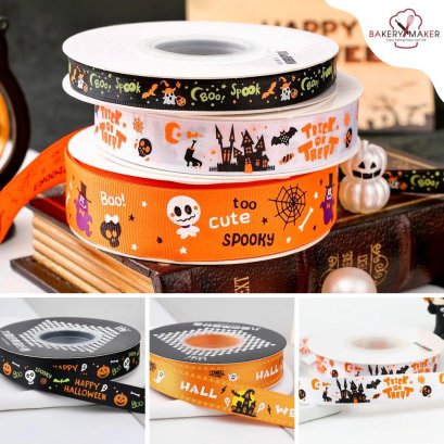 ริบบิ้น Halloween 1 ม้วน 22 เมตร