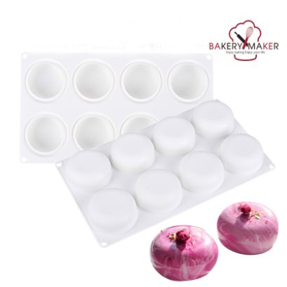 พิมพ์มูสซิลิโคน 8 หลุม