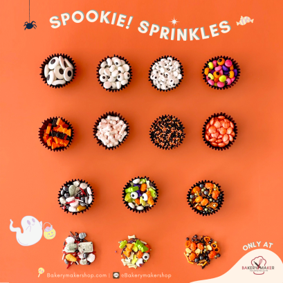Halloween Sprinkle น้ำตาลตกแต่ง แพคละ 1 แบบ