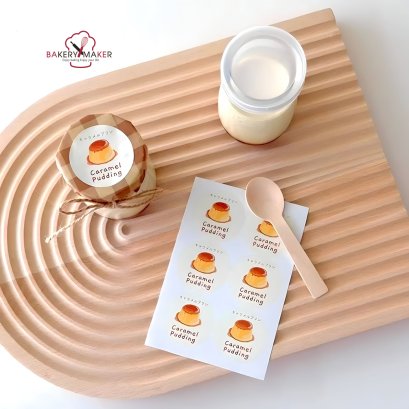 สติ๊กเกอร์ Caramel Pudding 30 ดวง