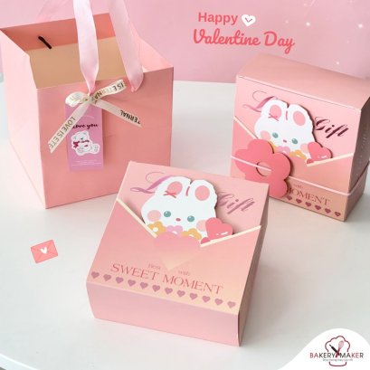 กล่องลายกระต่าย Sweet Moment 5 ใบ วาเลนไทน์ / Valentine