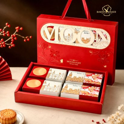 กล่องหูหิ้ว Moonlight Luxury 1 ใบ ฝาเลื่อน