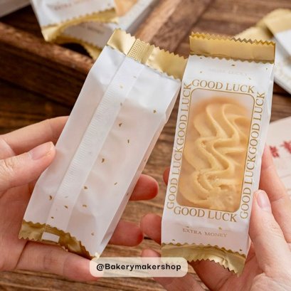 ถุงซีลชีสทาร์ตสับปะรด/คุ๊กกี้ GoodLuck 50 ใบ