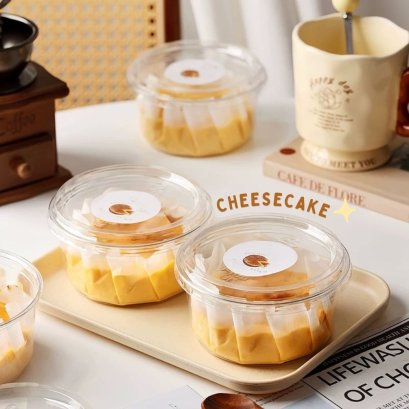 ถ้วยพลาสติกพร้อมฝา 350 มล.10 ใบ (ไม่รวมกระดาษรอง)