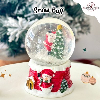 Snow Ball Mini สำหรับตกแต่ง 1 ชิ้น