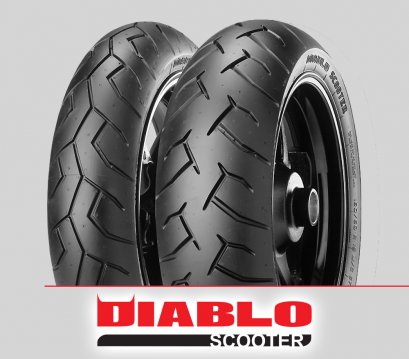 Pirelli Diablo Scooter F:120/70-15 ,R: 140/70-14