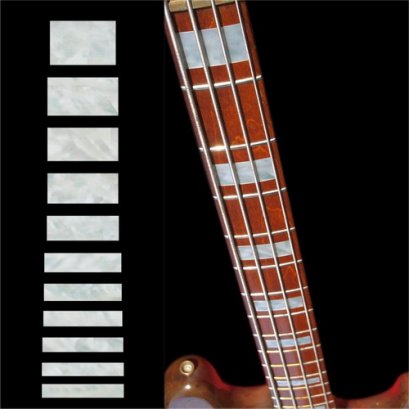 Jazz Bass Block (WP) Inlay Sticker for Bass