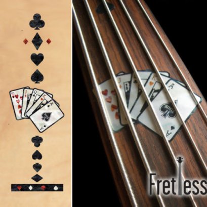 Playing Cards (Poker) Fret Markers - Inlay Stickers for Guitars – Inlay  Stickers Jockomo