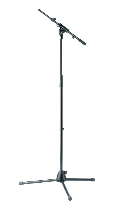 K&M 27195 Microphone stand with extendable boom arm
