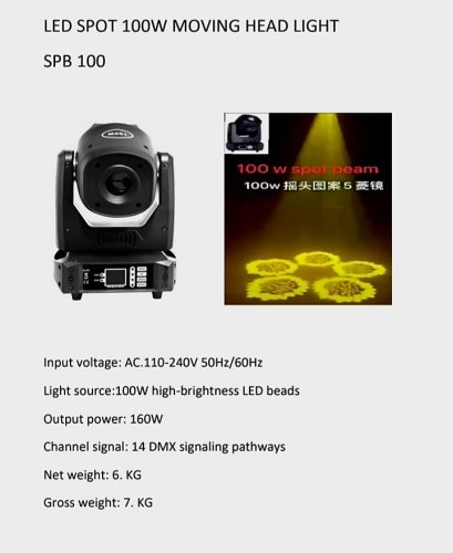 Moving LED Nightsun SPB100