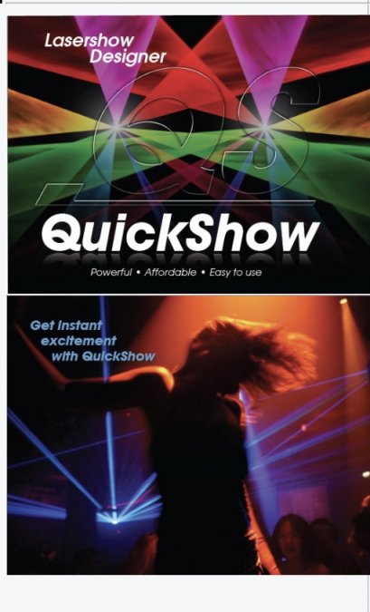 Control Laser Qick show