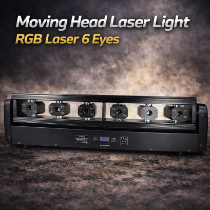 Moving Head RGB Laser 6 Eyes