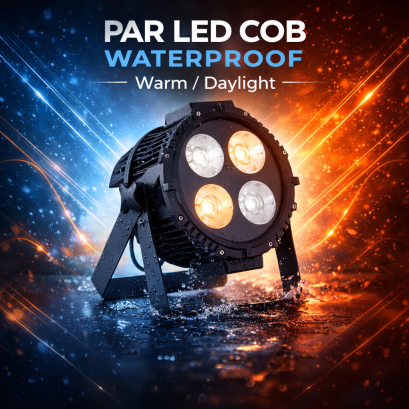 Par LED COB 4x50w Warm/Daylight  กันน้ำ IP65