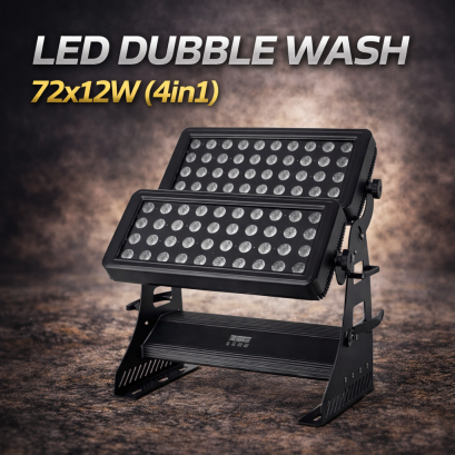LED DUBBLE WASH 72x12w (4in1)