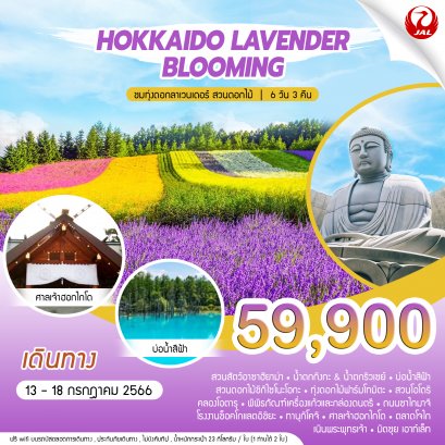 HOKKAIDO LAVENDER BLOOMING 6 วัน 3 คืน-JL