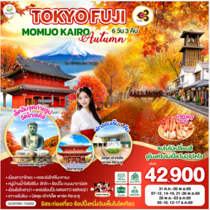 TOKYO FUJI MOMIJO KAIRO AUTUMN 6D 3N - TG