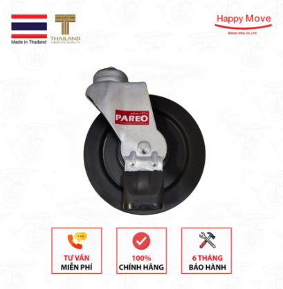Bánh xe đẩy siêu thị 2 rãnh dùng cho thang cuốn - PAREO