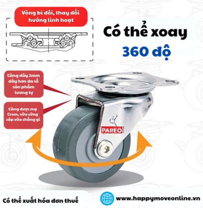 bánh xe nội thất