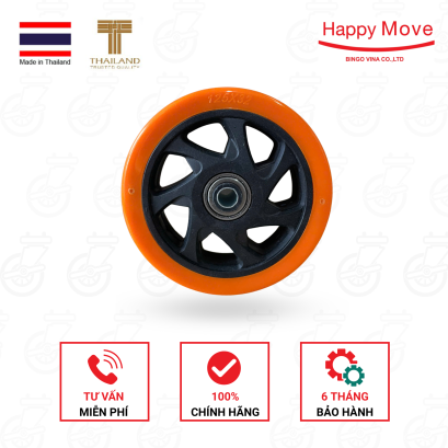 Bánh xe rời PU lõi nhựa - Pareo
