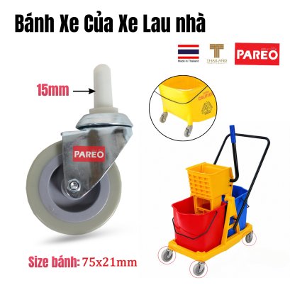 Bánh xe thay thế của xe vắt cây lau nhà